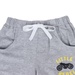 Quần đùi cotton Kiza màu ghi - mặt trái