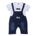 Quần yếm bò áo cotton 6048 - mặt trước