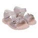 SANDAL bé gái đính hoa tay AC20 size 22 (Tím) - mặt trước