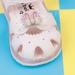 Sandal bé gái đính tai thỏ AC22H hồng - góc nghiêng