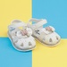 Sandal bé gái đính tai thỏ AC22H trắng - mặt phải