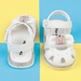 Sandal bé gái đính tai thỏ AC22H trắng - hình 6