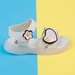 Sandal cho bé gái đính trái tim AC22H màu trắng - hình 6