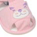 Sandal tập đi bé gái Mamago hình mèo K09 Hồng S14 - góc nghiêng