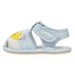 Sandal tập đi bé trai Mamago hình cún K08 Xanh S14 - mặt sau