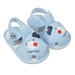 Dép sandal tập đi bé trai Mamago hình cún Snoopy K10 Xanh S13 - mặt trước