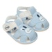 Sandal tập đi bé trai Mamago hình thỏ K07 Xanh S13 - mặt trước