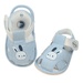 Sandal tập đi bé trai Mamago hình thỏ K07 Xanh S13 - mặt trái