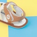 Dép sandal tập đi KidsPlaza 22K-S13 máy bay (Be) - mặt sau