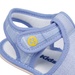 Sandal tập đi Kidsplaza K19 thêu hình Gấu (Xanh) - mặt sau