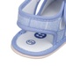 Sandal tập đi Kidsplaza K19 thêu hình Gấu (Xanh) - góc nghiêng