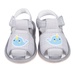 Sandal tập đi Kidsplaza K25 in hình chú Cá Heo (Ghi) - mặt trái