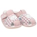 Sandal tập đi Mamago bé gái caro K05 Hồng S13 - mặt trước