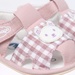 Sandal tập đi Mamago bé gái caro K05 Hồng S13 - hình 7