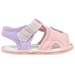 Sandal tập đi Mamago bé gái in hình mèo K02 Hồng S14 - mặt sau