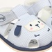 Sandal tập đi Mamago bé trai hình cún K01 Xanh S14 - góc nghiêng