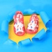 Sandal thời trang cho bé gái cao cấp Crtartu XBI1-P - mặt trái