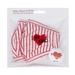 Set 02 khẩu trang Otis kẻ ngang KidsPlaza ND21H (Trắng đỏ) - mặt phải