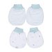 Set 2 bao tay sơ sinh KidsPlaza BA21 (Xanh Ngọc) - mặt trước