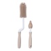 Set 2 cọ rửa bình silicone Moyuum (Màu be) - mặt trước