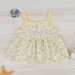 Set váy 2 dây hoa băng đô KidsPlaza HN22H vàngmặt trái