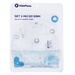Set 2 mũ sơ sinh cotton buộc dây KidsPlaza BA21 (Xanh dương) - mặt trước