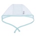 Set 2 mũ sơ sinh cotton buộc dây KidsPlaza BA21 (Xanh ngọc) - mặt trái