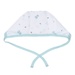Set 2 mũ sơ sinh cotton buộc dây KidsPlaza BA21 (Xanh ngọc) - mặt phải