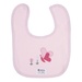 Set 2 yếm ăn dặm bấm cúc KidsPlaza BA21(Hồng) - mặt trước