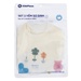 Set 2 yếm ăn dặm cúc bấm KidsPlaza BA21 (Vàng) - góc nghiêng