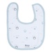 Set 2 yếm ăn dặm cúc bấm KidsPlaza BA21 (Xanh Dương) - mặt trái
