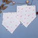 Set 2 yếm tam giác cotton KidsPlaza TM21 (Hồng) - mặt trái