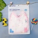 Set 2 yếm vuông dây KidsPlaza TM21 (Hồng) - mặt trước