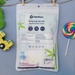 Set 3 khăn mặt sợi tre KidsPlaza LS21 - mặt trái