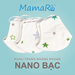 Set 3 Khẩu Trang Sợi Tre kháng khuẩn Mamaru (12-24M) - góc nghiêng