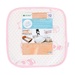 Set 3 tấm lót chống thấm VIETMAT 30x30 (màu hồng)  - mặt sau