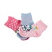 Set 3 tất thời trang chống trơn KidsPlaza in hình trái tim VH19 (12-24M) - mặt phải
