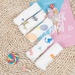 Set 5 khăn mặt xô KidsPlaza 6 Lớp TM - mặt trái