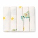 Set 5 khăn sữa muslin 2 lớp O!Baby TM26 (25*25) - mặt trước