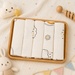 Set 5 khăn sữa muslin 4 lớp O!Baby TM26 (25*25) - mặt trái