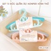 Set 5 móc quần áo Gấu/Thỏ Honper (Mẫu ngẫu nhiên)mặt trái