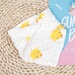 Set 5 yếm sơ sinh vải xô in hình 6 lớp AC22 - mặt trái