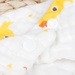 Set 5 yếm sơ sinh vải xô in hình 6 lớp AC22 - mặt phải