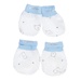 Set đồ sơ sinh combo 6 món bamboo in hình gấu KidsPlaza M21H (Trắng Xanh) - hình 7