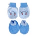 Set bao chân bao tay Otis bé trai kẻ in hình Tai Nghe KidsPlaza ND21H (Xanh Dương) - mặt trước