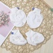 Set bao tay, bao chân KidsPlaza Otis in gấu ND23T (Trắng) - mặt trái