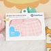 Set bao tay, bao chân KidsPlaza Otis ND24H kẻ vuông (Hồng) - mặt trước