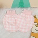 Set bao tay, bao chân KidsPlaza Otis ND24H kẻ vuông (Hồng) - mặt phải