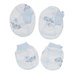 Sét bao tay chân kẻ caro KidsPlaza HN24T (Xanh) - mặt trái