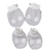 Set bao tay chân KidsPlaza kẻ tăm ND25T (Ghi) - mặt trước